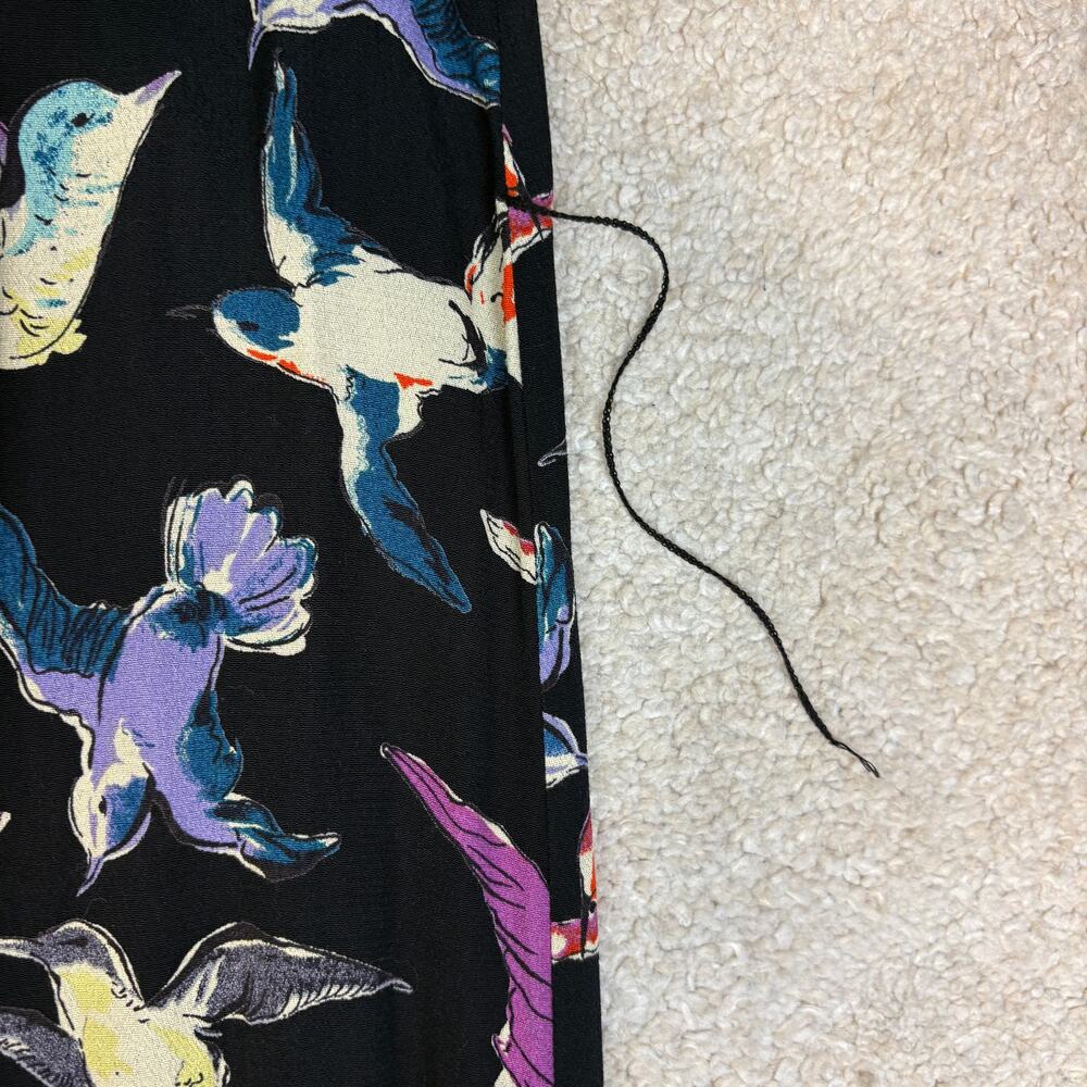 Anthropologie Maeve Martina Songbird Midi Shirt Dress Tie Belt Size 8 - Picture 8 of 9